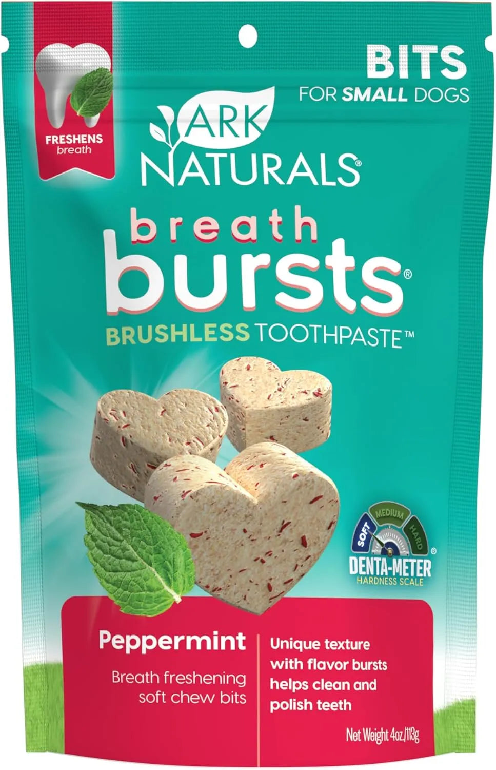 ARK NATURALS - ARK NATURALS Breath Bursts Brushless Toothpaste Dog Treats Peppermint 113Gr. - The Red Vitamin MX - Cuidado Dental Para Perros - {{ shop.shopifyCountryName }}