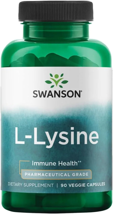 SWANSON - Swanson L-Lysine 500Mg. 90 Capsulas - The Red Vitamin MX - Suplementos Alimenticios - {{ shop.shopifyCountryName }}