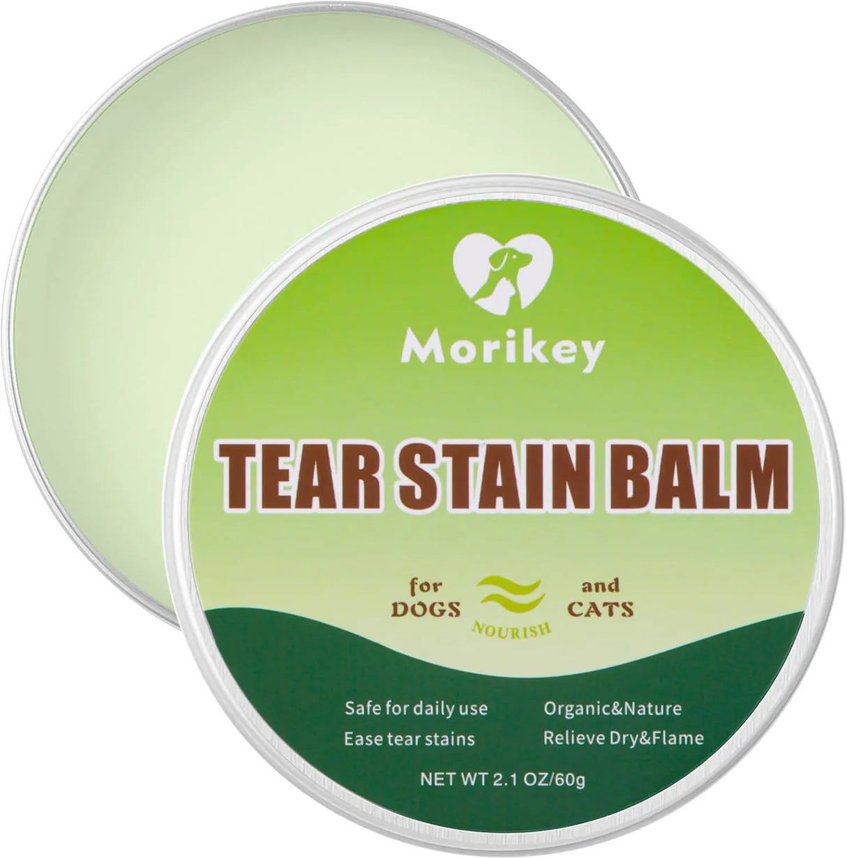 MORIKEY - Morikey Pet Tear Stain Remove Balm 60Gr. - The Red Vitamin MX - Cuidado De Los Ojos De Los Perros - {{ shop.shopifyCountryName }}