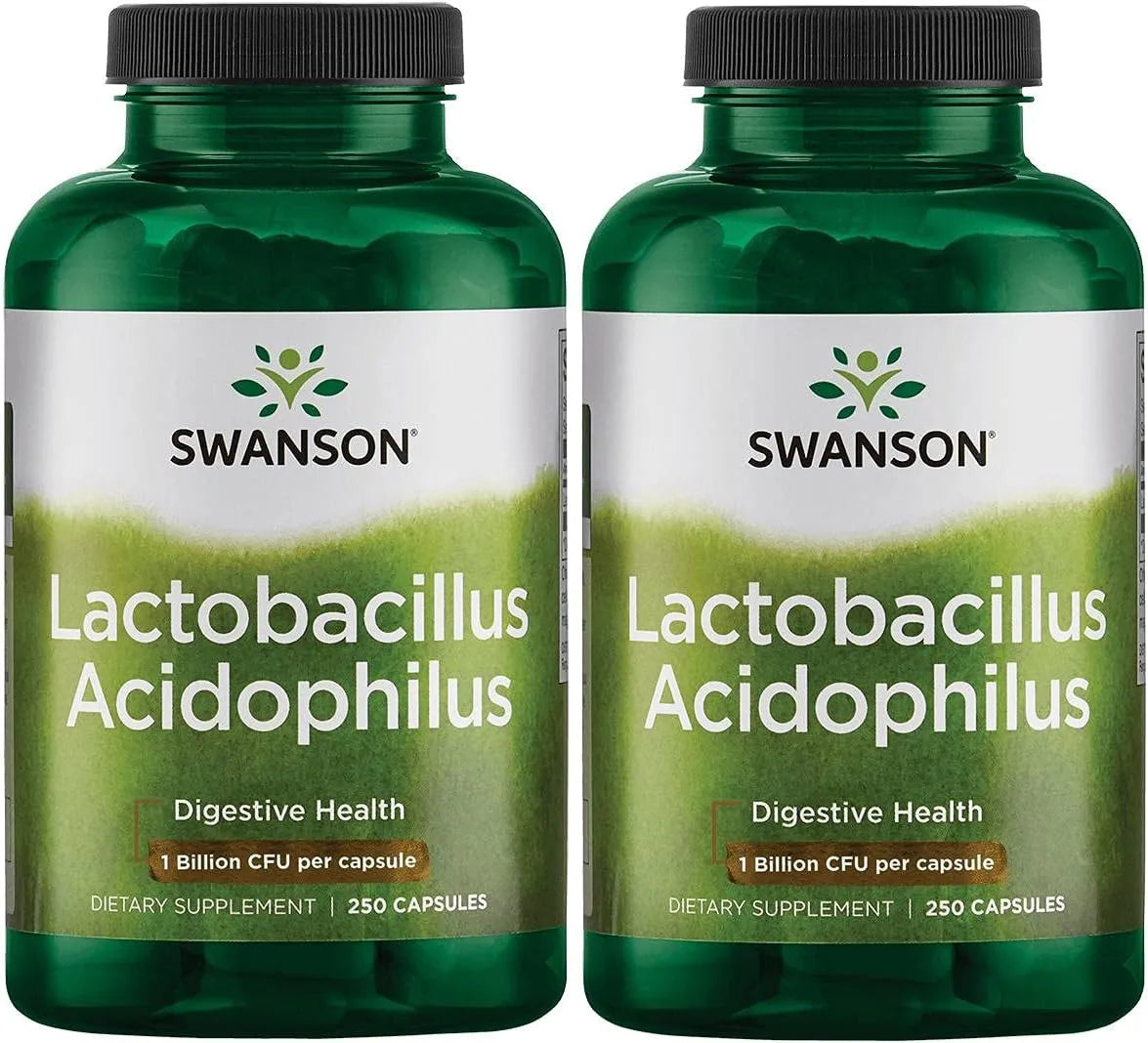 SWANSON - Swanson Lactobacillus Acidophilus 250 Capsulas 2 Pack - The Red Vitamin MX - Suplementos Alimenticios - {{ shop.shopifyCountryName }}