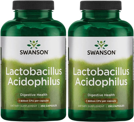 SWANSON - Swanson Lactobacillus Acidophilus 250 Capsulas 2 Pack - The Red Vitamin MX - Suplementos Alimenticios - {{ shop.shopifyCountryName }}