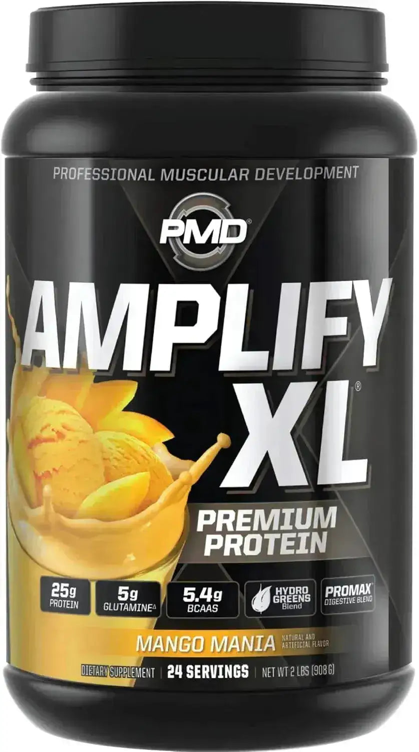 PMD SPORTS - PMD Sports Amplify XL Premium Whey Protein Mango Mania 24 Servicios 908Gr. - The Red Vitamin MX - Suplementos Alimenticios - {{ shop.shopifyCountryName }}