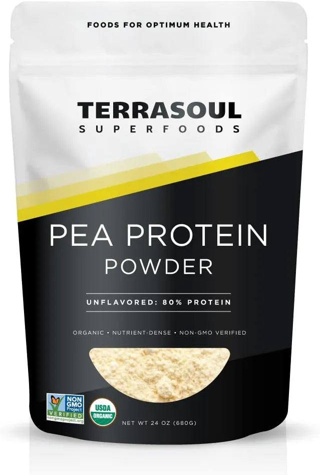 TERRASOUL SUPERFOODS - Terrasoul Superfoods Organic Pea Protein Unflavored 680Gr. - The Red Vitamin MX - Suplementos Alimenticios - {{ shop.shopifyCountryName }}