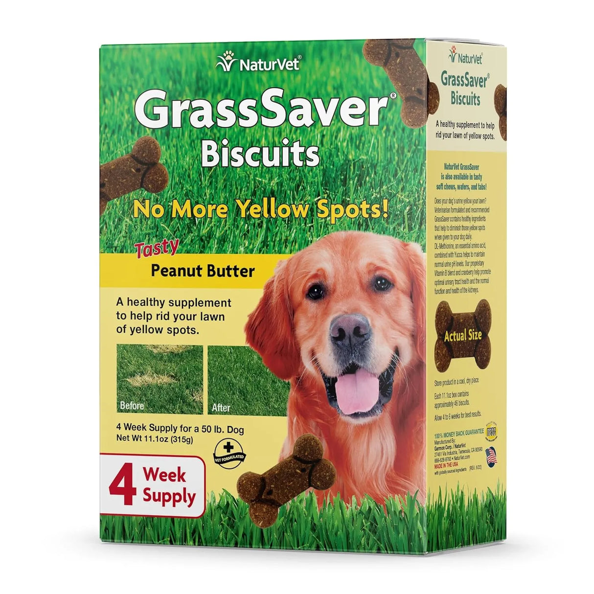 NATURVET - NaturVet GrassSaver Biscuits for Dogs 315Gr. - The Red Vitamin MX - Salud De Tracto Urinario Para Perros - {{ shop.shopifyCountryName }}