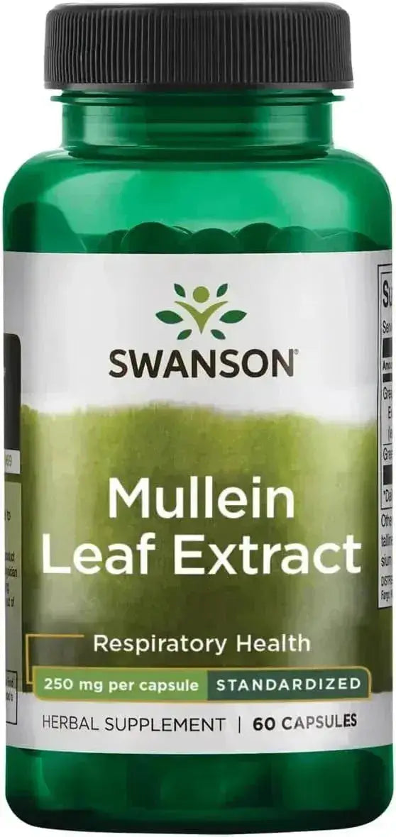 SWANSON - Swanson Mullein Leaf Extract 250Mg. 60 Capsulas - The Red Vitamin MX - Suplementos Alimenticios - {{ shop.shopifyCountryName }}