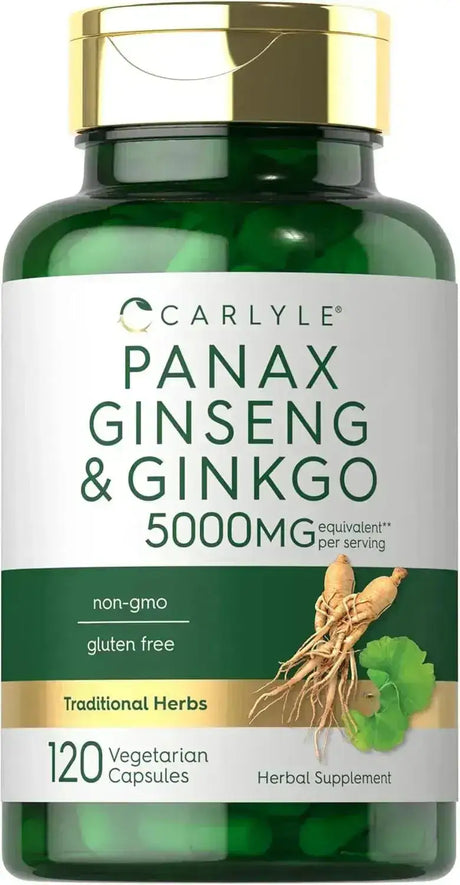 CARLYLE - Carlyle Panax Ginseng + Ginkgo Biloba 120 Capsulas - The Red Vitamin MX - Suplementos Alimenticios - {{ shop.shopifyCountryName }}