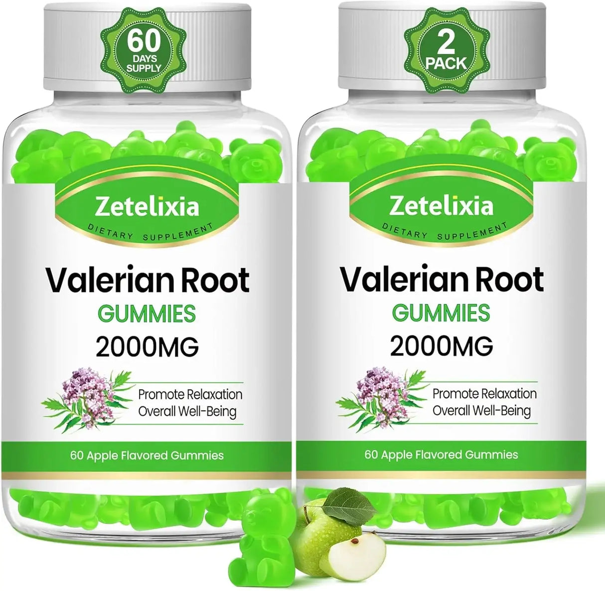 ZETELIXIA - Zetelixia Organic Valerian Root Gummies 60 Gomitas 2 Pack - The Red Vitamin MX - Suplementos Alimenticios - {{ shop.shopifyCountryName }}