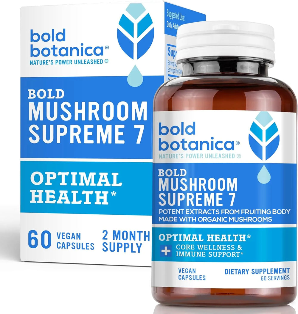 BOLD BOTANICA - Bold Botanica Mushroom Supreme 7 60 Capsulas - The Red Vitamin MX - Suplementos Alimenticios - {{ shop.shopifyCountryName }}