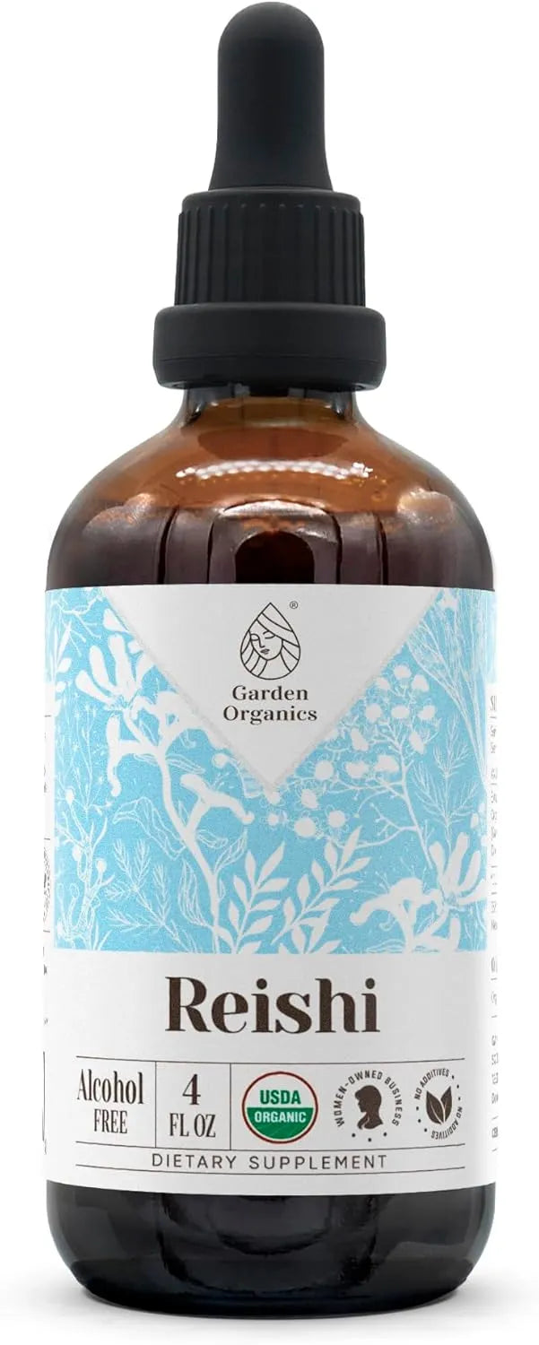 GARDEN ORGANICS - Garden Organics Reishi USDA Organic Alcohol-Free Extract 4 Fl.Oz. - The Red Vitamin MX - Suplementos Alimenticios - {{ shop.shopifyCountryName }}