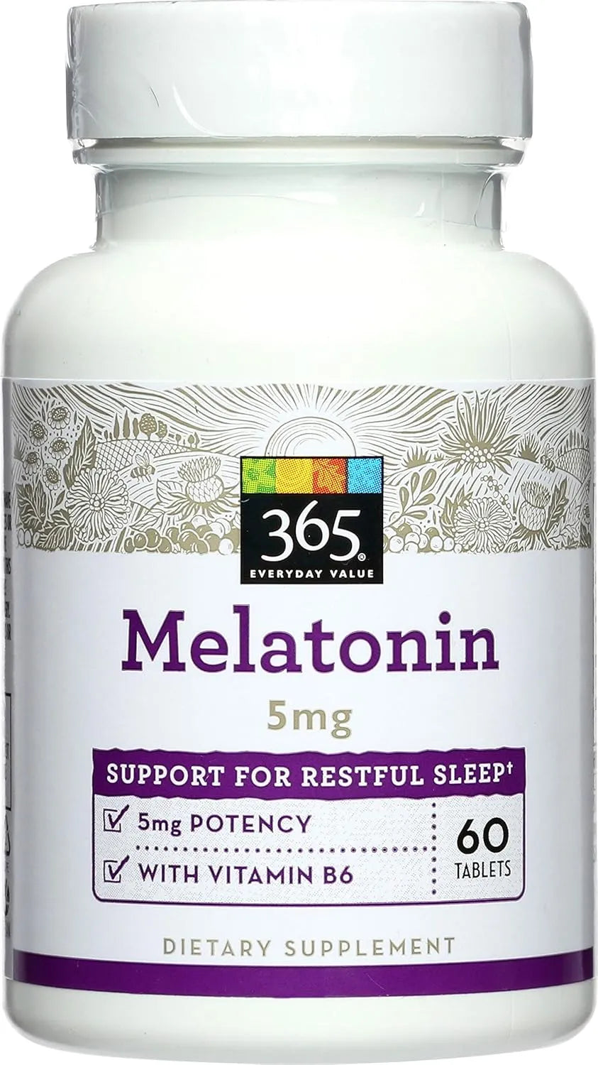 365 - 365 by Whole Foods Market Melatonin 5Mg. 60 Tabletas - The Red Vitamin MX - Suplementos Alimenticios - {{ shop.shopifyCountryName }}