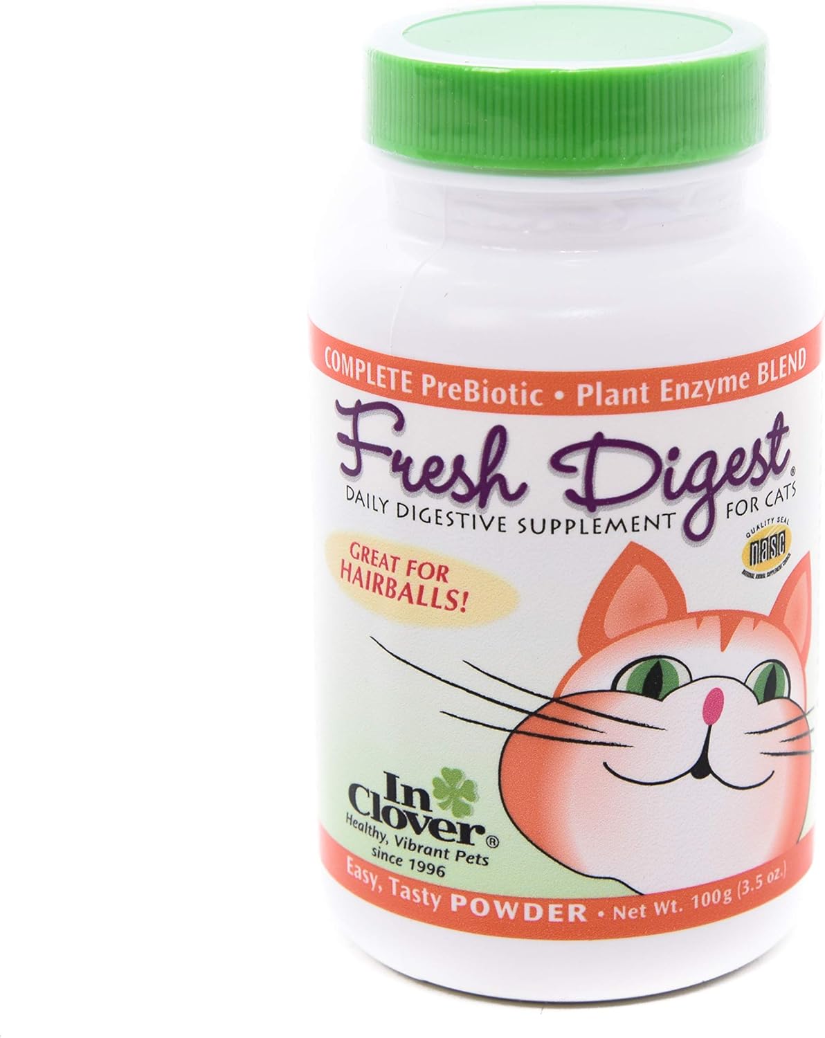 In Clover Fresh Digest Daily Digestive Aid and Immune Support Supplement for Cats 100Gr.
