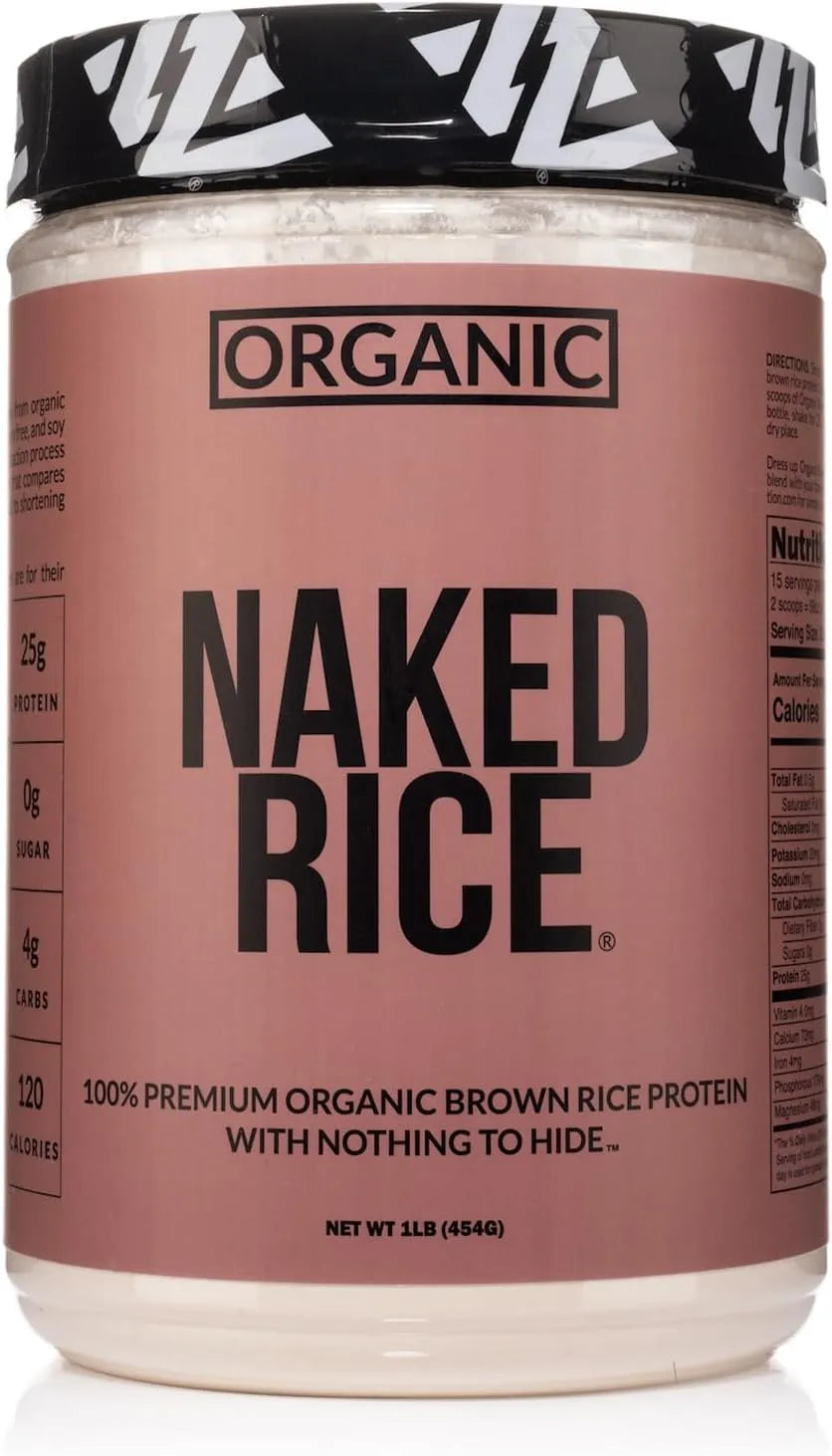 NAKED NUTRITION - Naked Rice Organic Brown Rice Protein Powder 15 Servicios 454Gr. - The Red Vitamin MX - Suplementos Alimenticios - {{ shop.shopifyCountryName }}