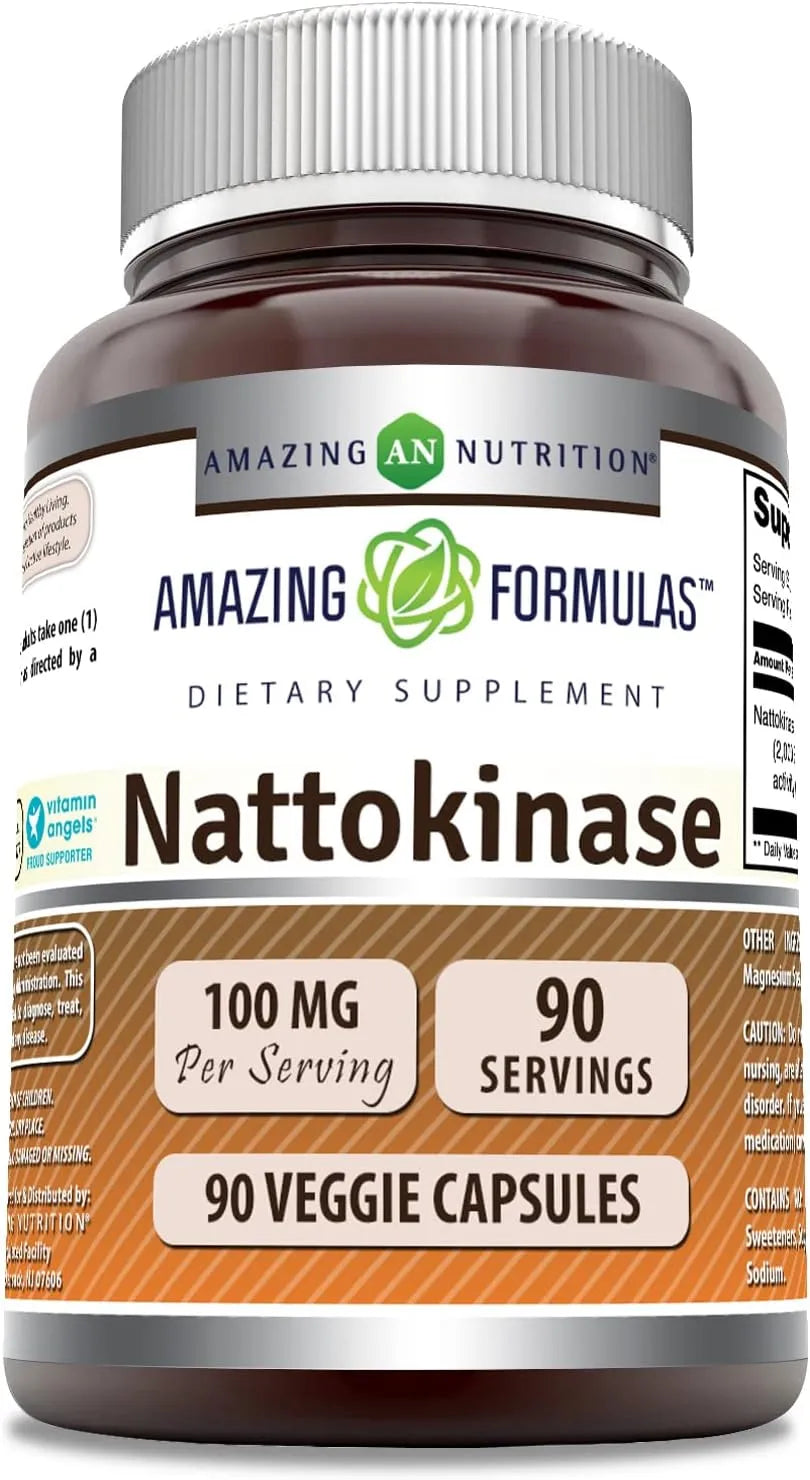 AMAZING FORMULAS - Amazing Formulas Nattokinase 100Mg. 90 Capsulas - The Red Vitamin MX - Suplementos Alimenticios - {{ shop.shopifyCountryName }}