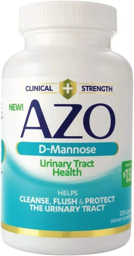 AZO - AZO D Mannose Urinary Tract Health 120 Capsulas - The Red Vitamin MX - Suplementos Alimenticios - {{ shop.shopifyCountryName }}