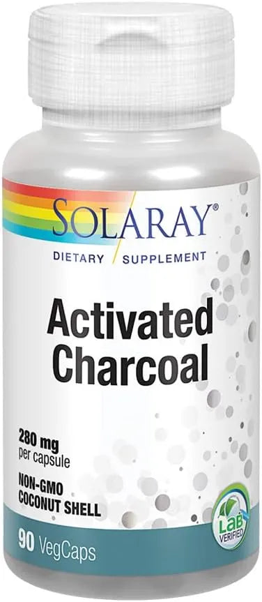 SOLARAY - Solaray Activated Charcoal 280Mg. 90 Capsulas - The Red Vitamin MX - Suplementos Alimenticios - {{ shop.shopifyCountryName }}