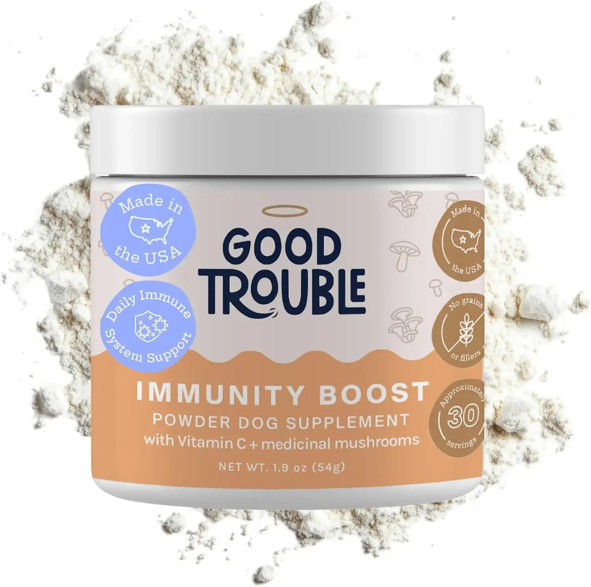 GOOD TROUBLE - Good Trouble Dog Immune Support Supplement 54Gr. - The Red Vitamin MX - Suplementos Herbales Para Perros - {{ shop.shopifyCountryName }}