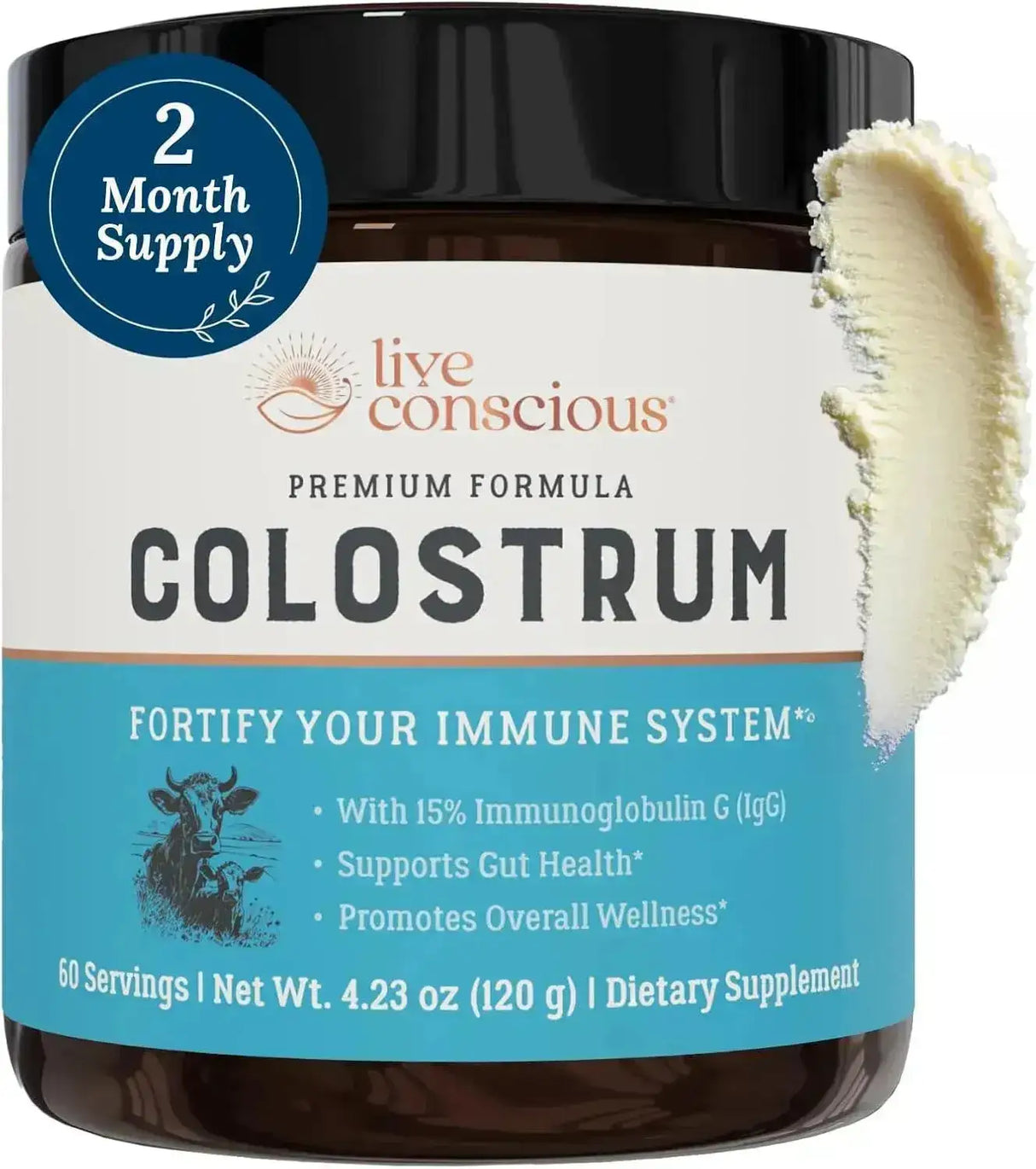 LIVE CONSCIOUS - Live Conscious Colostrum Powder 60 Servicios 120Gr. - The Red Vitamin MX - Suplementos Alimenticios - {{ shop.shopifyCountryName }}