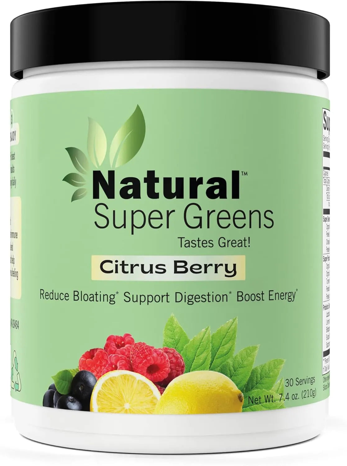 NATURAL VITAMINS - Natural Vitamins Natural Super Greens Powder 30 Servicios Citrus Berry 210Gr. - The Red Vitamin MX - Suplementos Alimenticios - {{ shop.shopifyCountryName }}