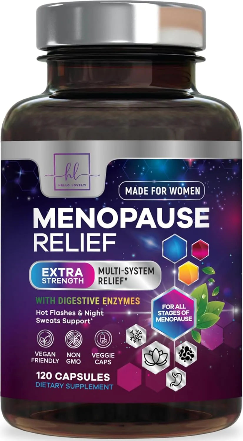 HELLO LOVELY! - Hello Lovely! Menopause Relief 120 Capsulas - The Red Vitamin MX - Suplementos Alimenticios - {{ shop.shopifyCountryName }}