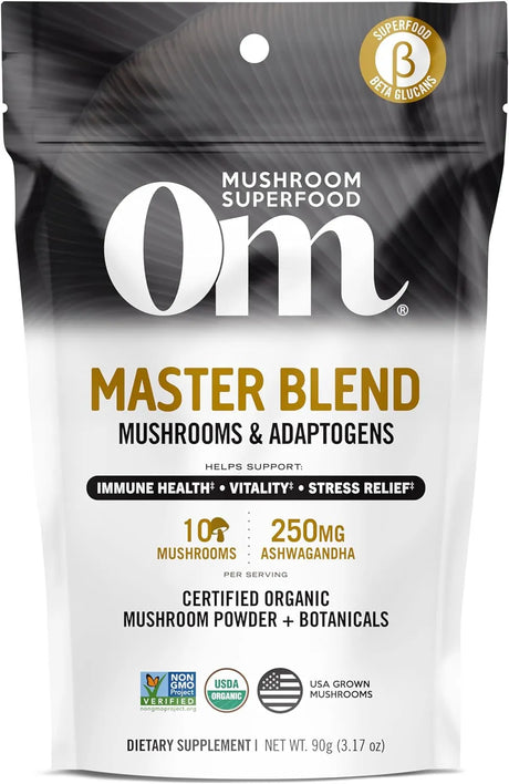 OM - Om Mushroom Master Blend 10 Mushroom Complex Powder 90Gr. - The Red Vitamin MX - Suplementos Alimenticios - {{ shop.shopifyCountryName }}