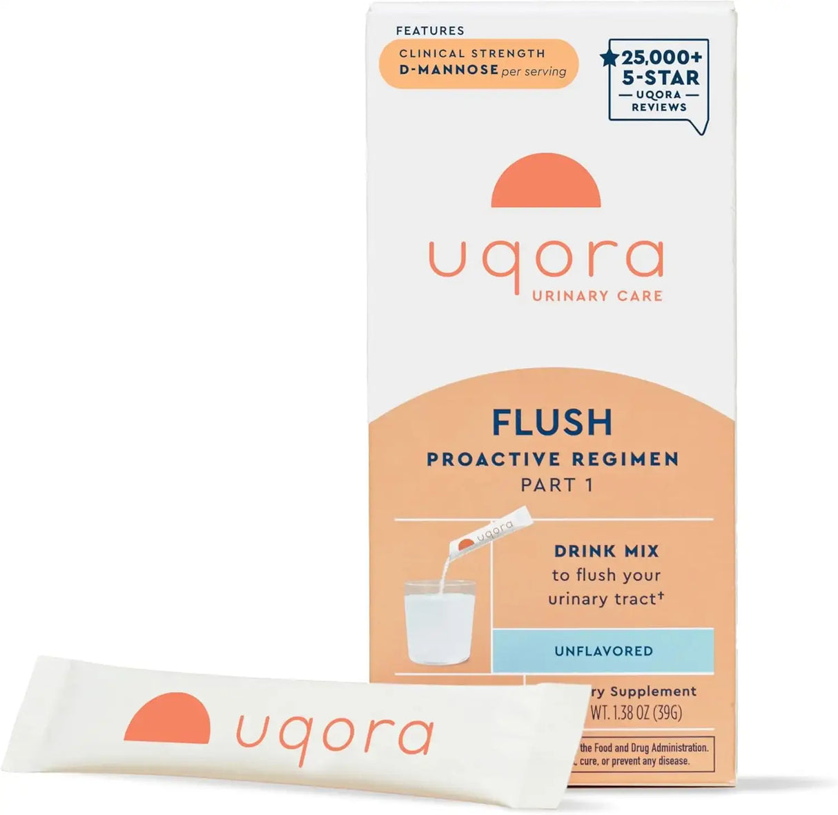 UQORA - Uqora Flush Urinary Tract Unflavored 10 Paquetes - The Red Vitamin MX - Suplementos Alimenticios - {{ shop.shopifyCountryName }}