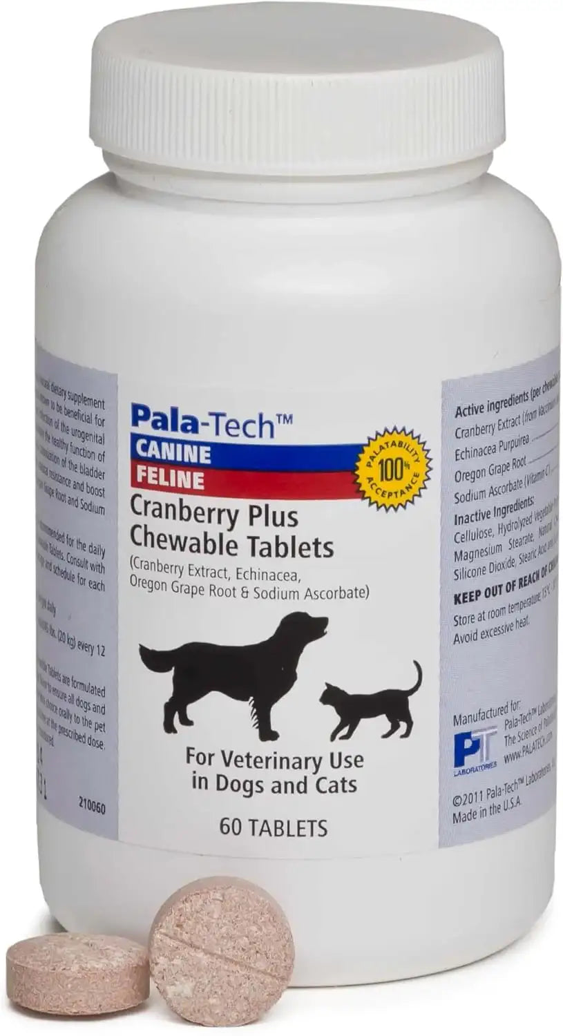 PALA TECH - Pala Tech Cat & Dog UTI Treatment 60 Tabletas - The Red Vitamin MX - Salud De Tracto Urinario Para Perros - {{ shop.shopifyCountryName }}