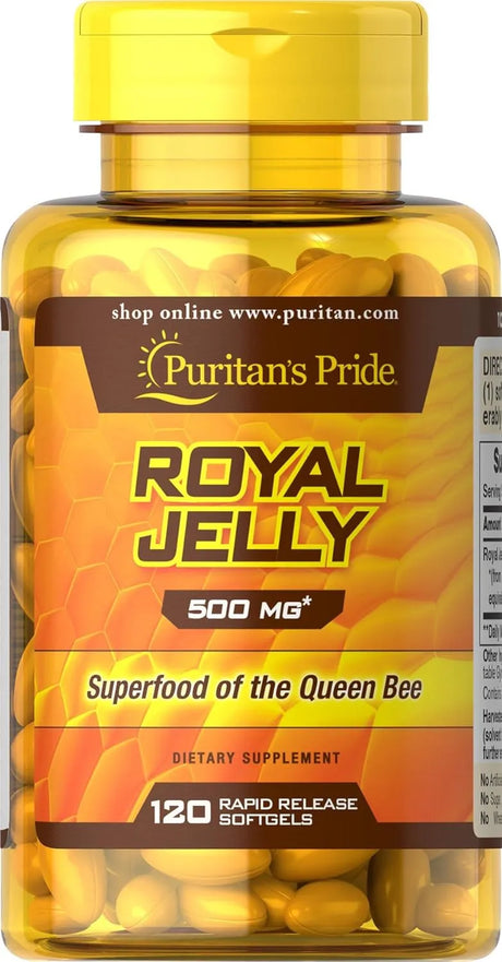 PURITAN'S PRIDE - Puritan's Pride Royal Jelly 500Mg. 120 Capsulas Blandas - The Red Vitamin MX - Suplementos Alimenticios - {{ shop.shopifyCountryName }}