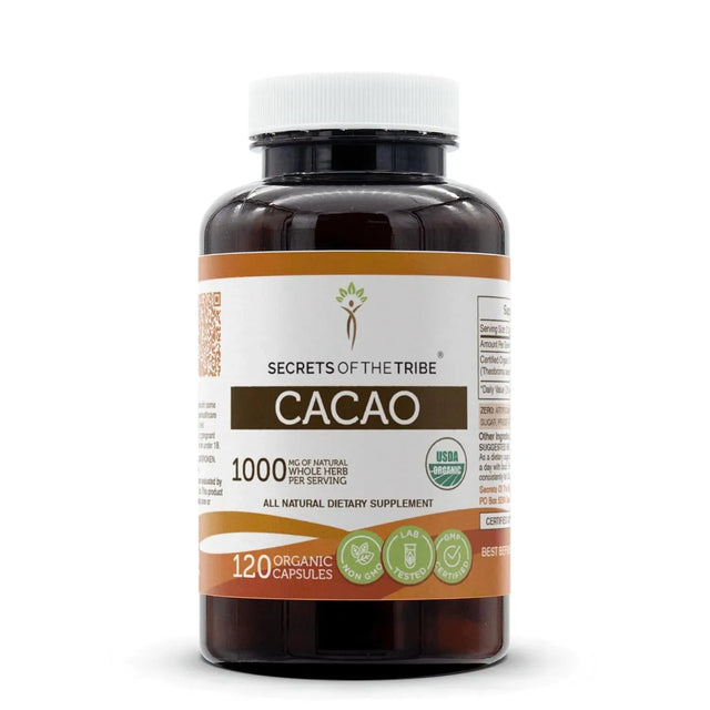 SECRETS OF THE TRIBE - Secrets of the Tribe Cacao 1000Mg. 120 Capsulas - The Red Vitamin MX - Suplementos Alimenticios - {{ shop.shopifyCountryName }}