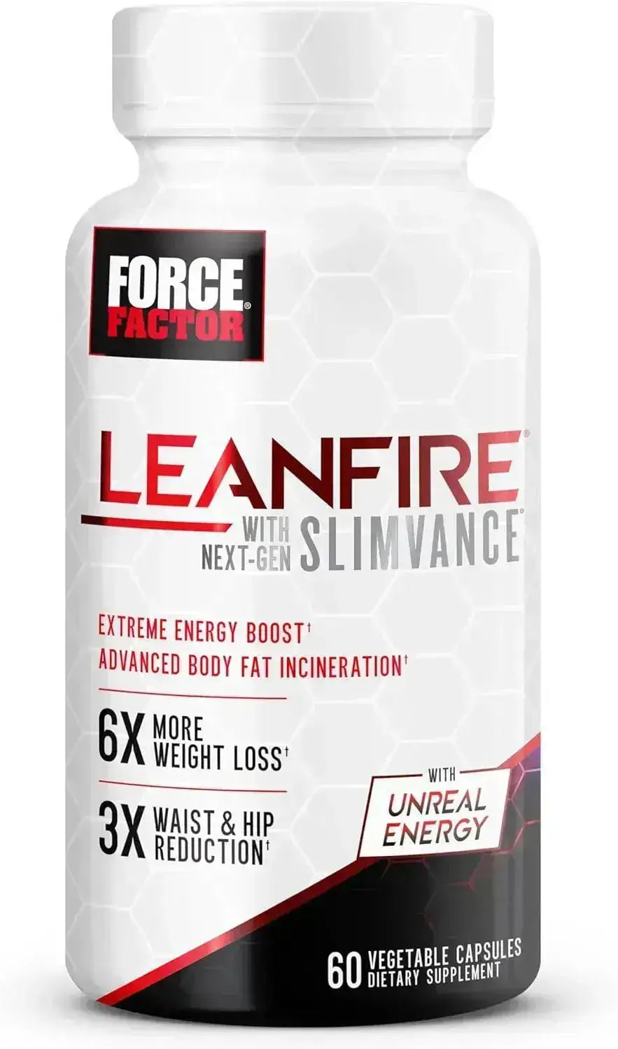 FORCE FACTOR - FORCE FACTOR LeanFire with Next-Gen SLIMVANCE Advanced Thermogenic Fat Burner 60 Capsulas - The Red Vitamin MX - Suplementos Alimenticios - {{ shop.shopifyCountryName }}