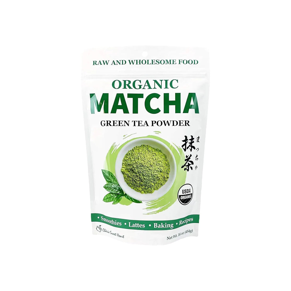 CHERIE SWEET HEART - Cherie Sweet Heart Organic Matcha Powder 454Gr. - The Red Vitamin MX - Suplementos Alimenticios - {{ shop.shopifyCountryName }}