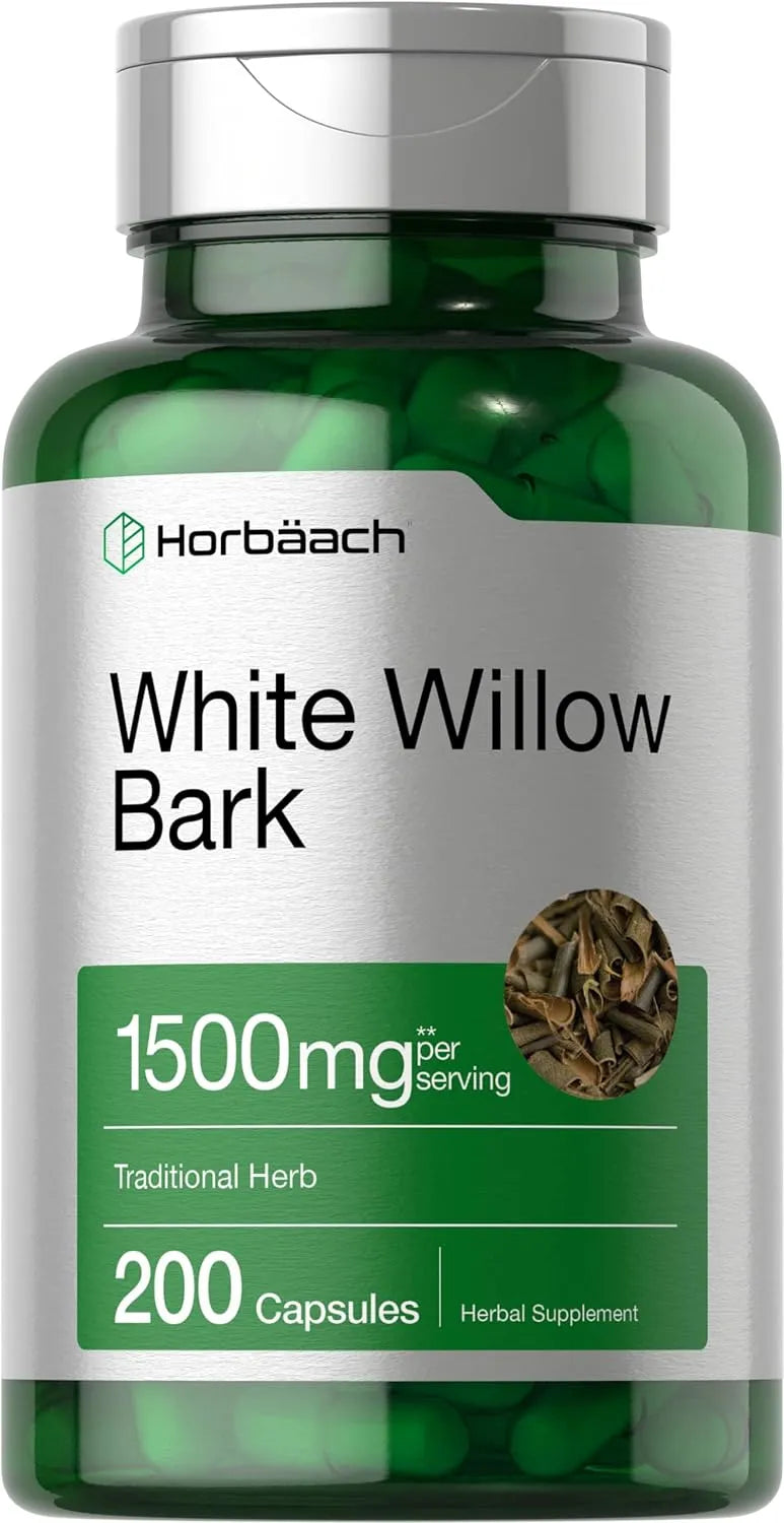 HORBAACH - Horbaach White Willow Bark Extract 1500Mg. 200 Capsulas - The Red Vitamin MX - Suplementos Alimenticios - {{ shop.shopifyCountryName }}