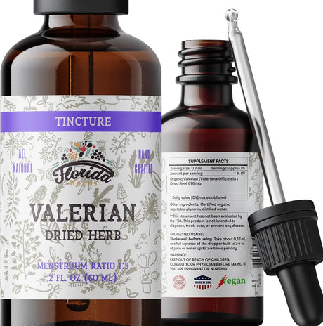 FLORIDA HERBS - FLORIDA HERBS Valerian Tincture 2 Fl.Oz. - The Red Vitamin MX - Suplementos Alimenticios - {{ shop.shopifyCountryName }}