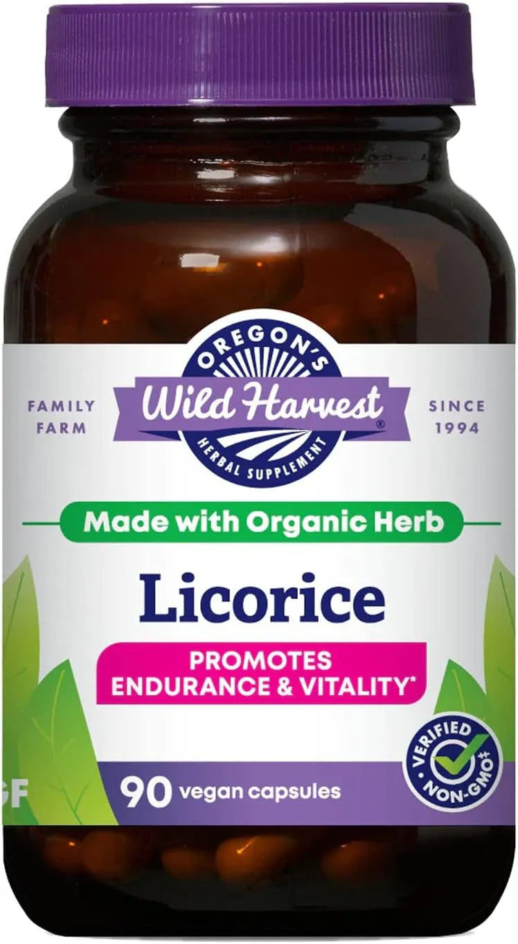 OREGON'S WILD HARVEST - Oregon's Wild Harvest Organic Licorice Root 90 Capsulas - The Red Vitamin MX - Suplementos Alimenticios - {{ shop.shopifyCountryName }}