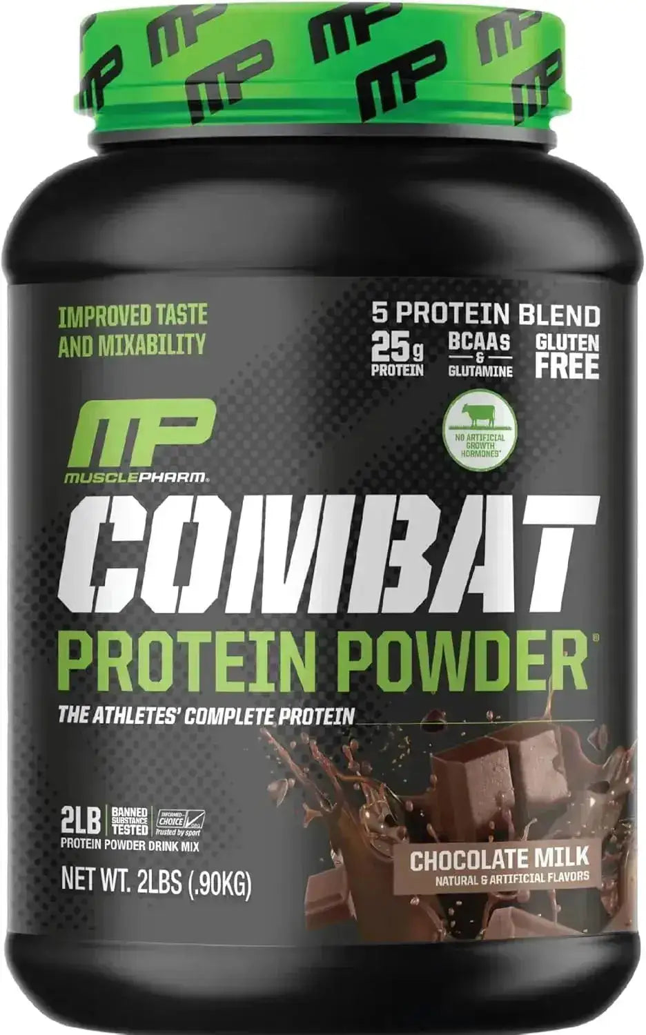 MUSCLEPHARM - MusclePharm Combat Protein Powder Chocolate Milk 26 Servicios 2 Lbs. - The Red Vitamin MX - Suplementos Alimenticios - {{ shop.shopifyCountryName }}