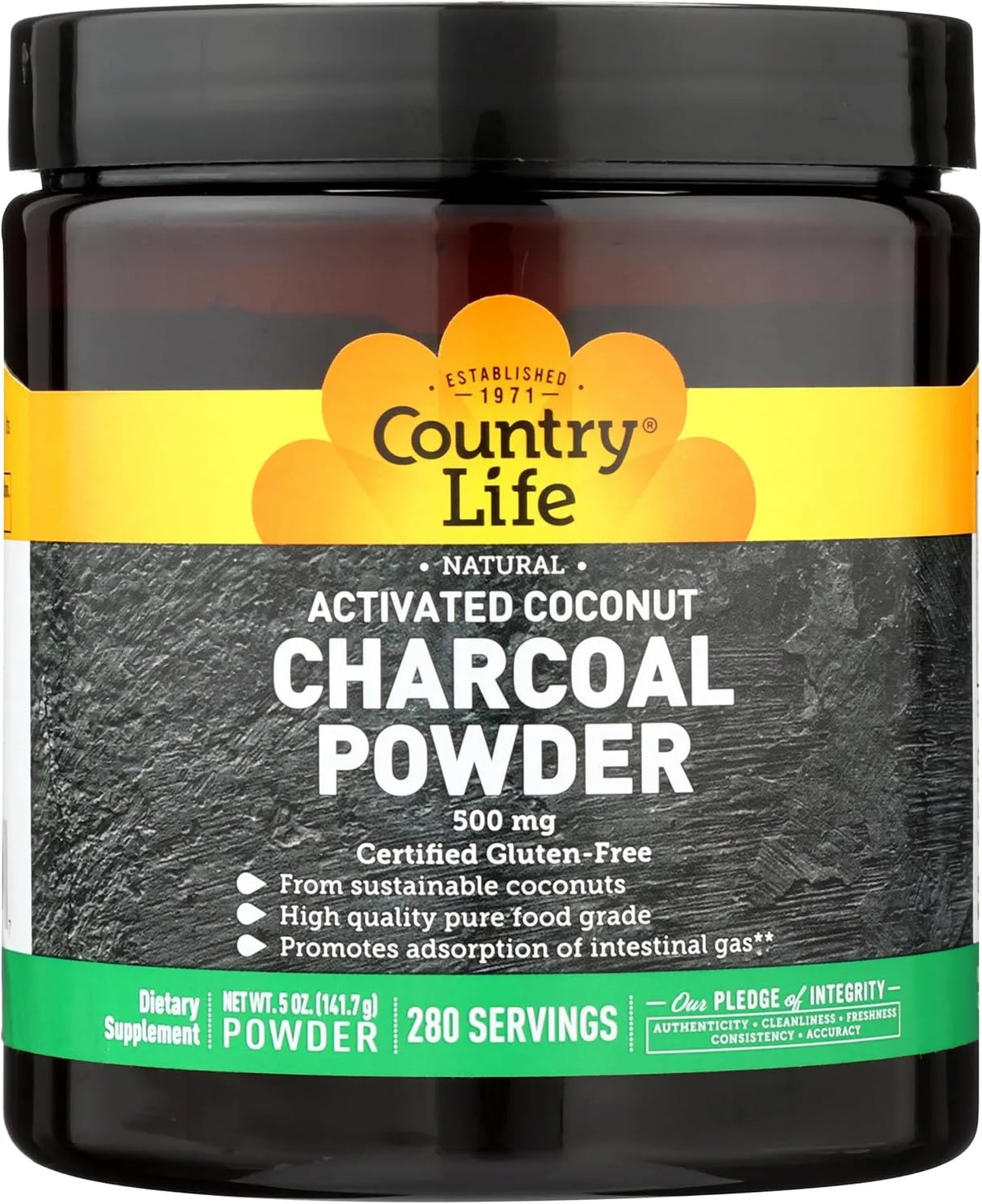 COUNTRY LIFE - Country Life Charcoal Powder 280 Servicios 141Gr. - The Red Vitamin MX - Suplementos Alimenticios - {{ shop.shopifyCountryName }}