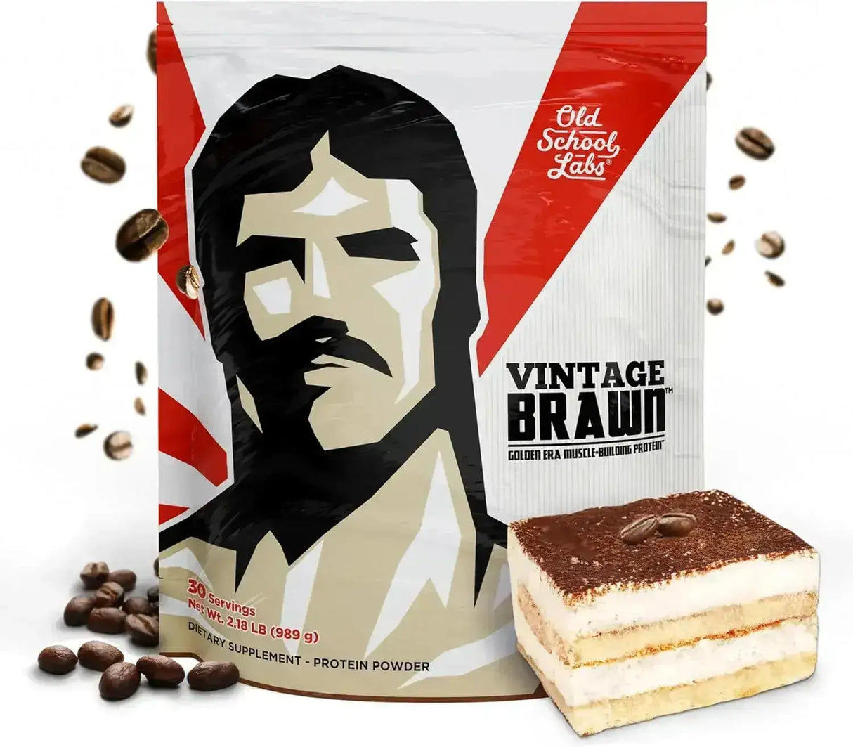 OLD SCHOOL - Old School Labs Vintage Brawn Muscle-Building Protein Powder Tiramisu 989Gr. - The Red Vitamin MX - Suplementos Alimenticios - {{ shop.shopifyCountryName }}