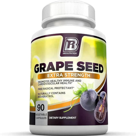 BRI NUTRITION - BRI Nutrition Grapeseed Extract 400Mg. 90 Capsulas - The Red Vitamin MX - Suplementos Alimenticios - {{ shop.shopifyCountryName }}