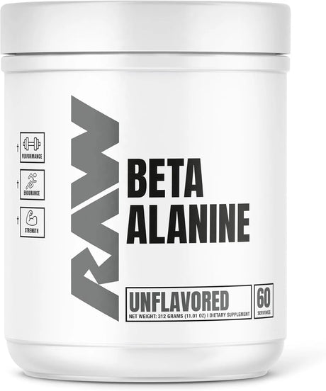RAW - RAW Beta Alanine Powder 60 Servicios 312Gr. - The Red Vitamin MX - Suplementos Alimenticios - {{ shop.shopifyCountryName }}