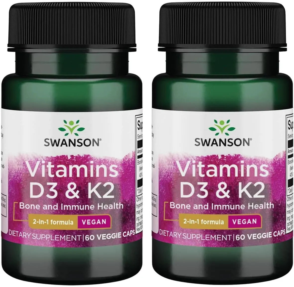 SWANSON - Swanson Extra Strength D3 & K2 60 Capsulas 2 Pack - The Red Vitamin MX - Suplementos Alimenticios - {{ shop.shopifyCountryName }}