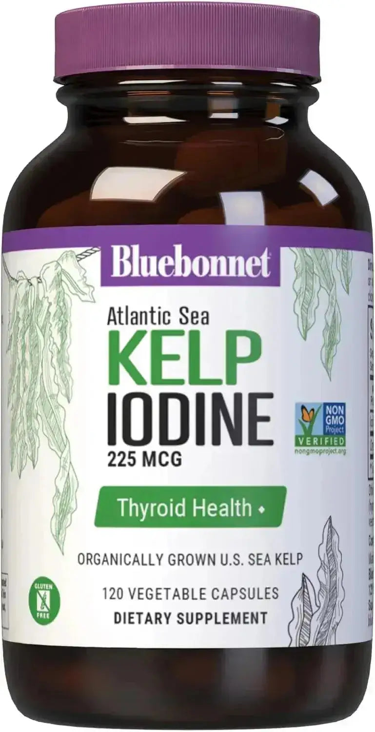 BLUEBONNET NUTRITION - Bluebonnet Nutrition Atlantic Sea Kelp Iodine 120 Capsulas - The Red Vitamin MX - Suplementos Alimenticios - {{ shop.shopifyCountryName }}