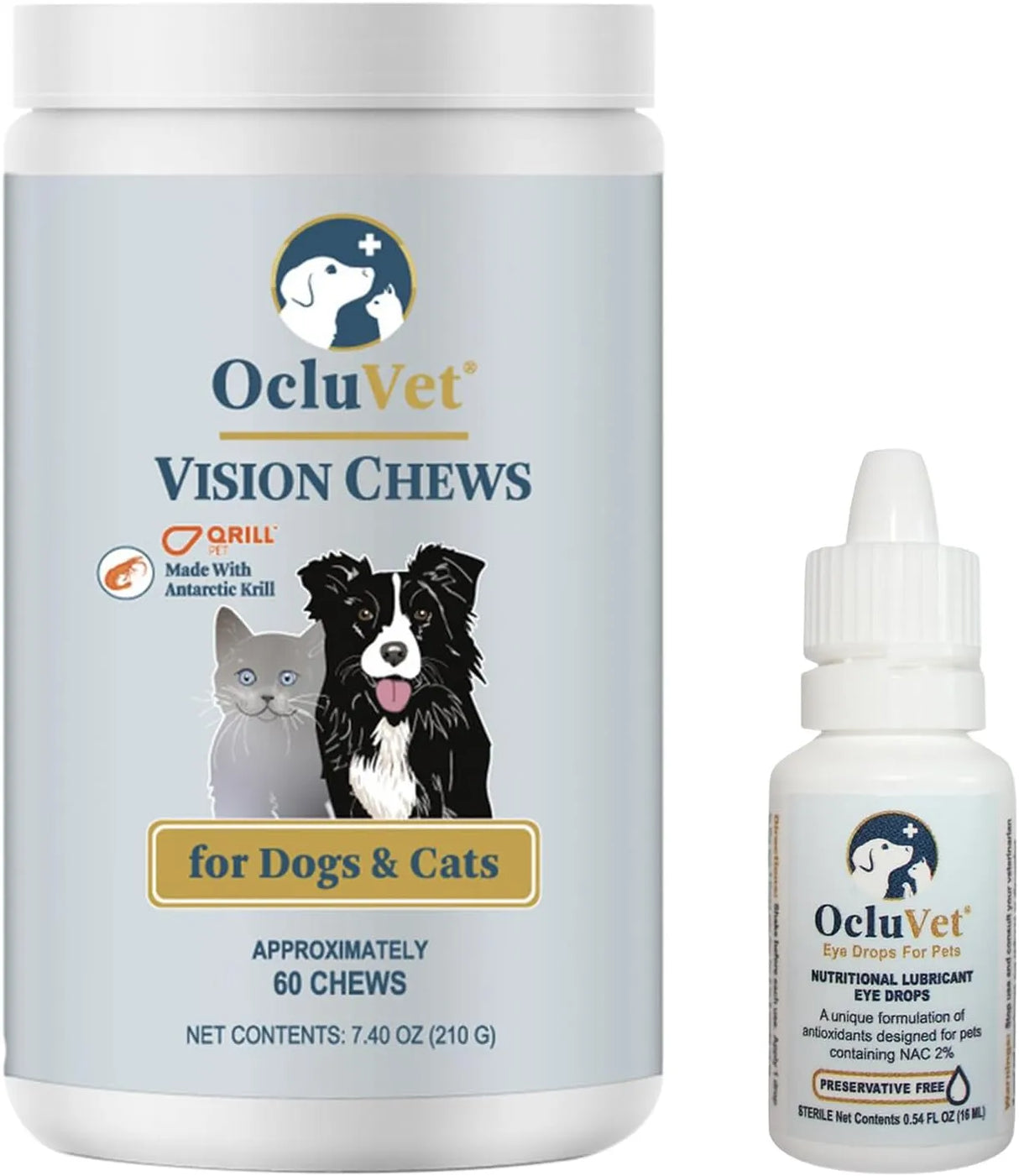 OCLUVET - OcluVet Bundle Eye Supplements for Dogs & Cats - The Red Vitamin MX - Cuidado De Los Ojos De Los Perros - {{ shop.shopifyCountryName }}