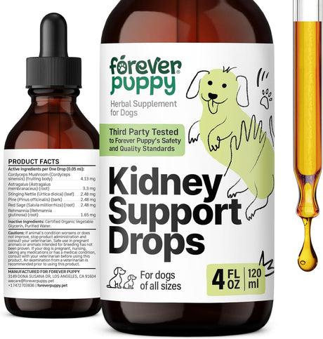 FOREVER PUPPY - Forever Puppy Kidney Support Drops for Dogs 4 Fl.Oz. - The Red Vitamin MX - Suplementos Herbales Para Perros - {{ shop.shopifyCountryName }}