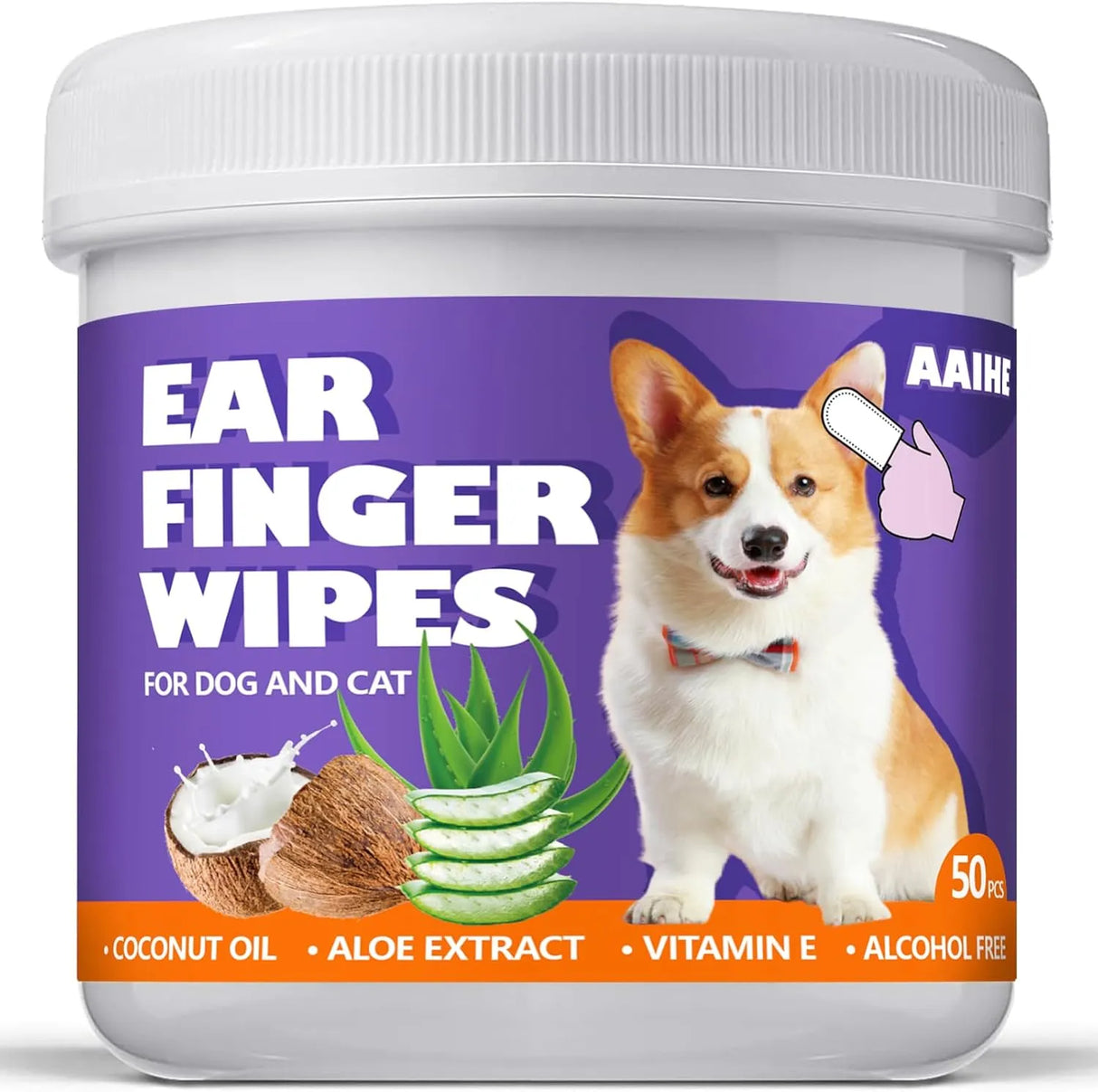 AAIHE - AAIHE Dog Ear Wipes 50 Toallitas - The Red Vitamin MX - Cuidado Del Oído De Perros - {{ shop.shopifyCountryName }}
