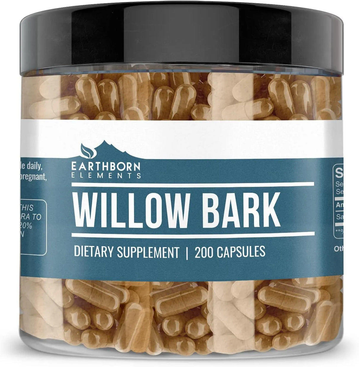 EARTHBORN ELEMENTS - Earthborn Elements Willow Bark Extract 200 Capsulas - The Red Vitamin MX - Suplementos Alimenticios - {{ shop.shopifyCountryName }}