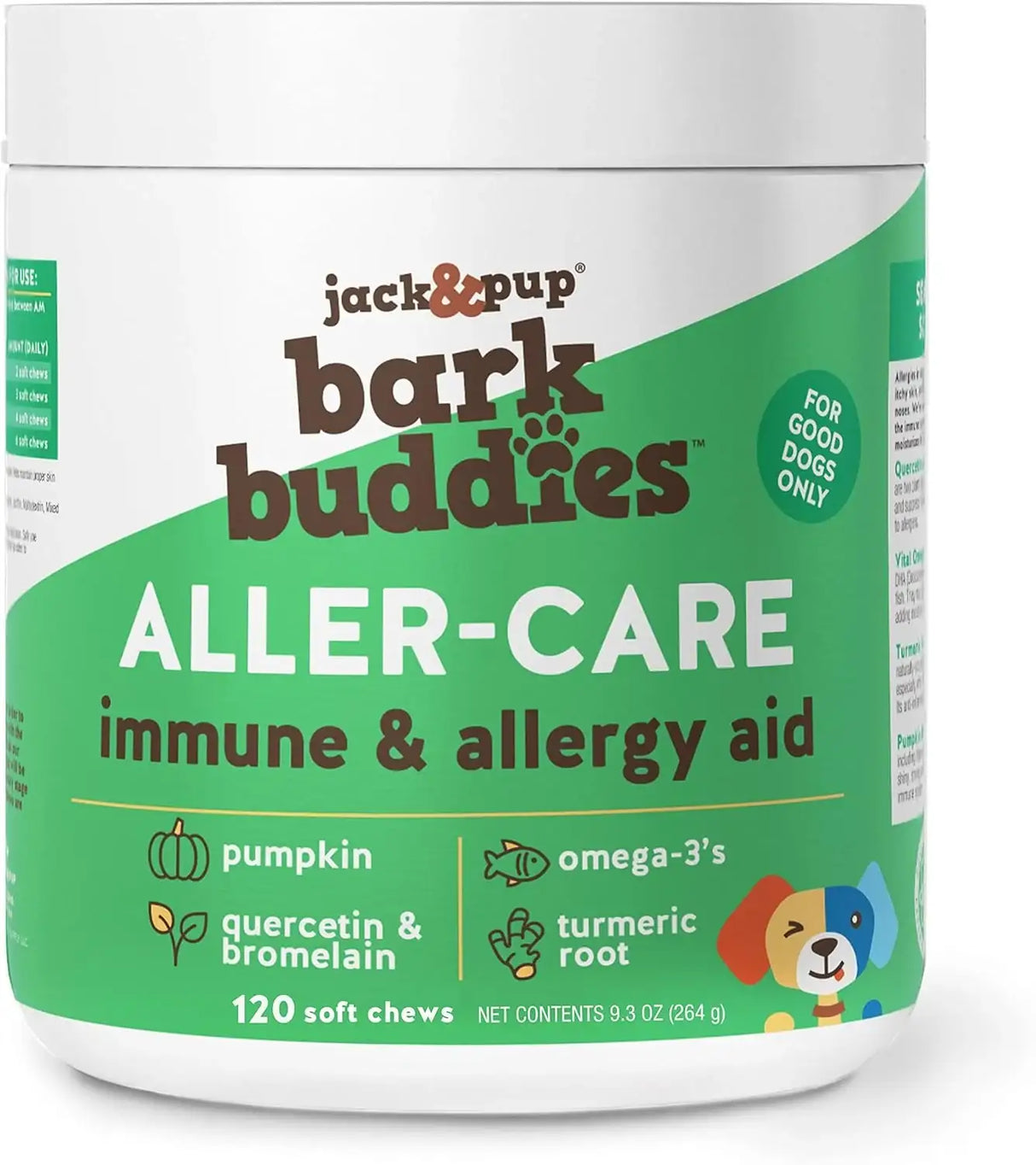 JACK&PUP - Jack&Pup Dog Allergy Chews 120 Masticables - The Red Vitamin MX - Remedios Para La Picazón De Perros - {{ shop.shopifyCountryName }}