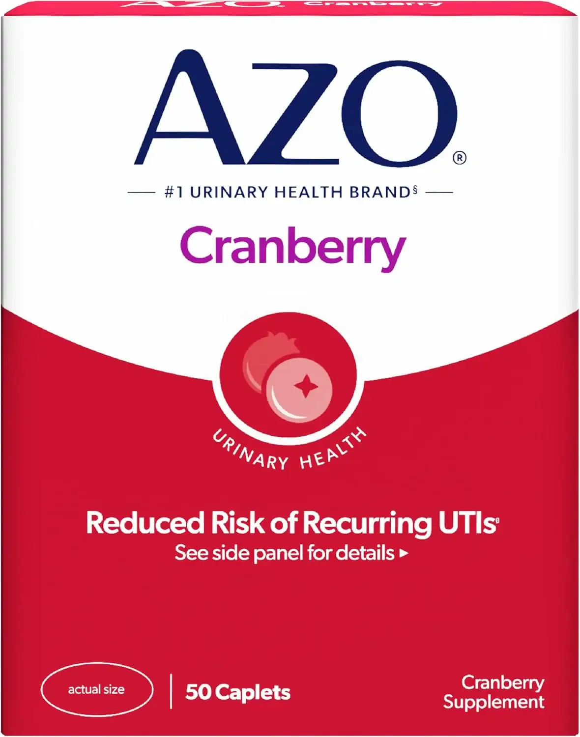 AZO - AZO Cranberry Urinary Tract Health 50 Tabletas - The Red Vitamin MX - Suplementos Alimenticios - {{ shop.shopifyCountryName }}