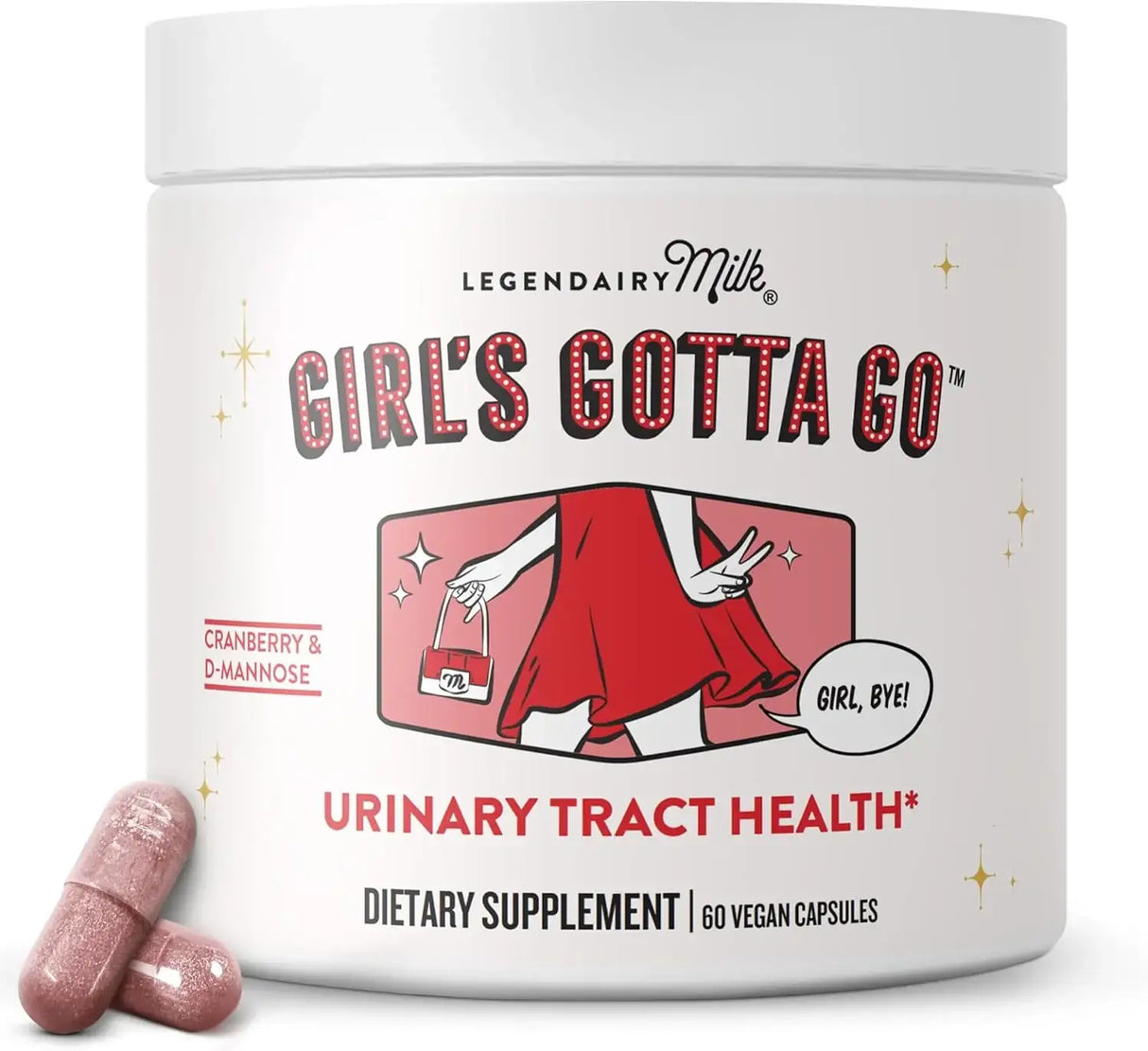 LEGENDAIRY MILK - Legendairy Milk Girl’s Gotta Go UTI Support 60 Capsulas - The Red Vitamin MX - Suplementos Alimenticios - {{ shop.shopifyCountryName }}