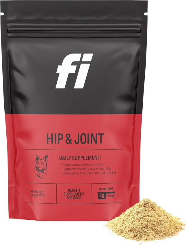 FI - Fi Hip & Joint Supplement for Dogs Powder Joint Support 90 Servicios 180Gr. - The Red Vitamin MX - Cuidado De Cadera Y Articulaciones Para Perros - {{ shop.shopifyCountryName }}