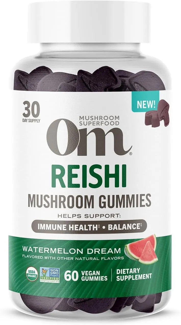 OM - OM Mushroom Superfood Reishi Gummies 60 Gomitas - The Red Vitamin MX - Suplementos Alimenticios - {{ shop.shopifyCountryName }}