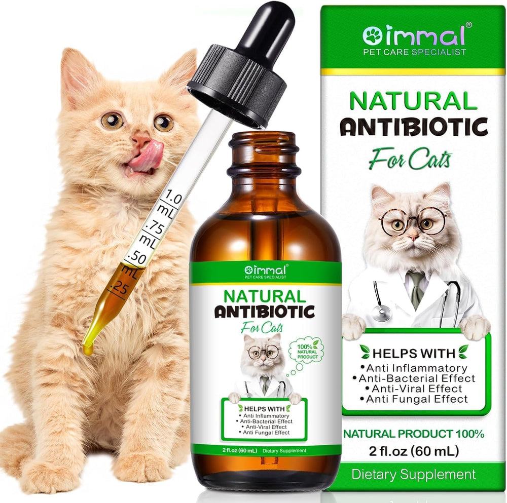 Oimmal Cat Natural Antibiotics 2 Fl.Oz.